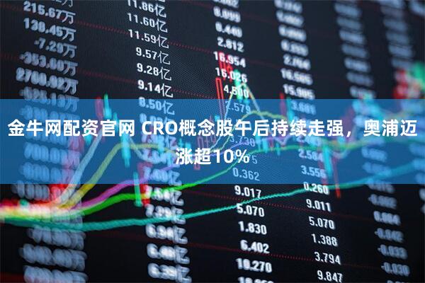 金牛网配资官网 CRO概念股午后持续走强，奥浦迈涨超10%