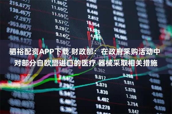 驷裕配资APP下载 财政部：在政府采购活动中 对部分自欧盟进口的医疗 器械采取相关措施
